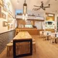 Kyushu Pancake Cafe - Novena | Products Seen: [Customised Bourne Bench - Black Steel, Customised Butcher Blocked Table Top + (Flushed) Uni Table Leg, Customised Table Top + Filo Table Base, Kiki Stool & Osaka Sidechair]<br />